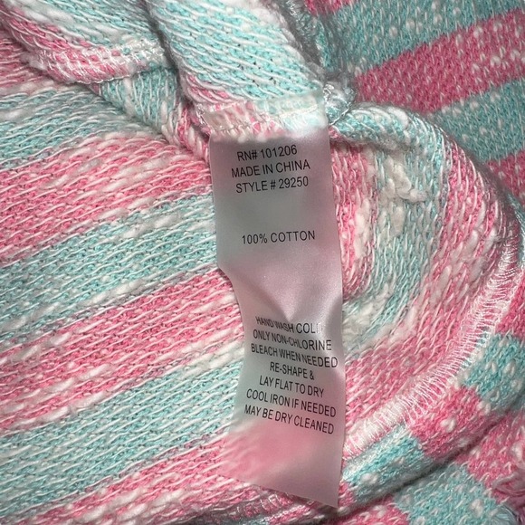 Soft Surroundings Size XL Preppy Boho Cozy Casual Dolman Sleeve Tunic Sweater - Picture 9 of 9